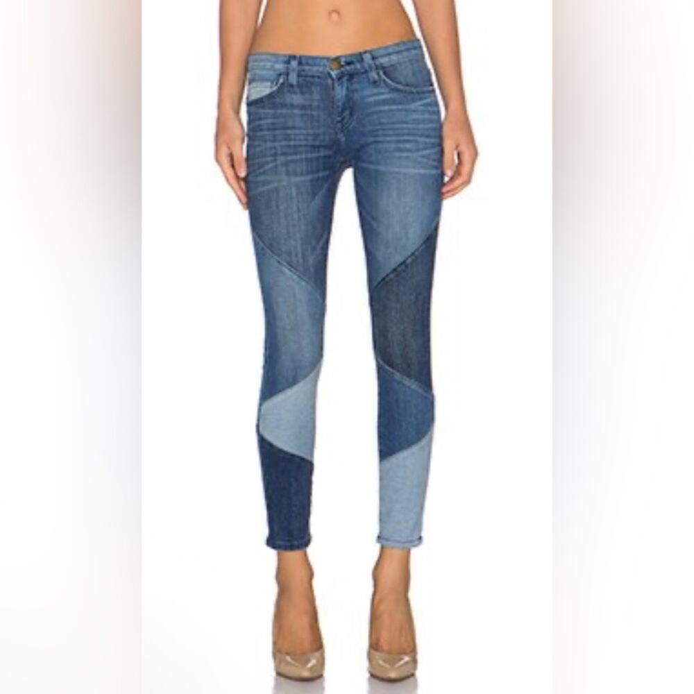 Current/Elliott The Stiletto Jean in Patchwork Size 25 - Picture 3 of 10